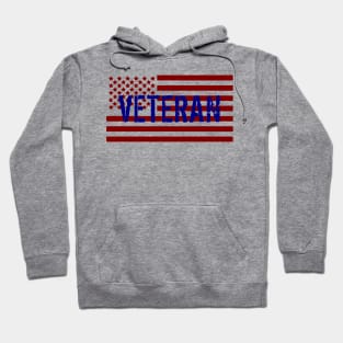 American Flag Military Veteran Hoodie